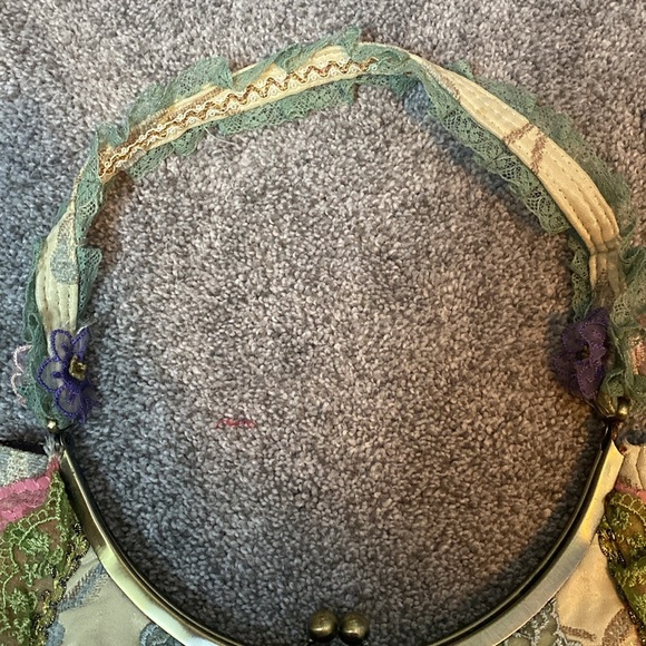 Ziba The Collection Vintage Purse Handbag Kiss Lock Unique - Picture 5 of 16